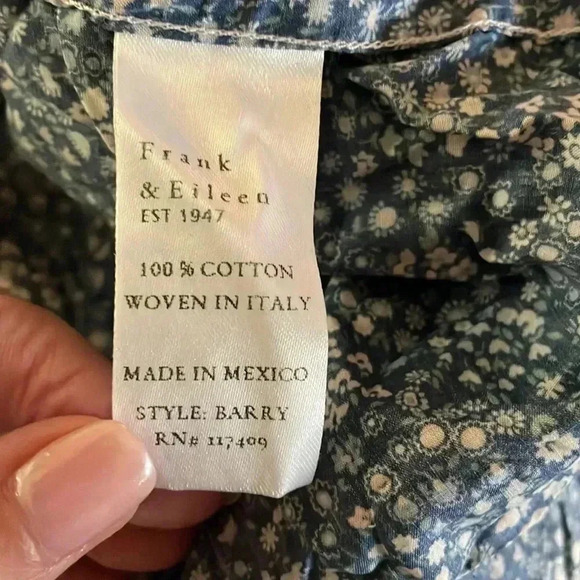 Frank & Eileen Barry Floral Button Up Shirt - Picture 7 of 7